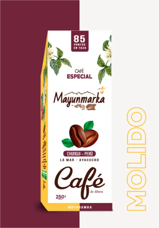 café tostado y molido